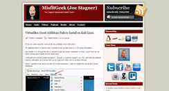 Desktop Screenshot of misfitgeek.com